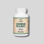 Double Wood - Chromium Picolinate / Хром Пиколинат 500 mcg / 300 капсули – Контрол на Кръвната Захар и Апетита - GetMorePower.bg
