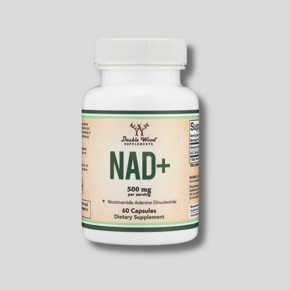 Double Wood - NAD+ Никотинамид Аденин Динуклеотид - клетъчна енергия 250 mg, 60 капсули - GetMorePower.bg