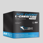 Fitholic Professional L-Carnitine Slim Energy 4000 mg Triple L-Carnitine Matrix (20×25 ml) - GetMorePower.bg
