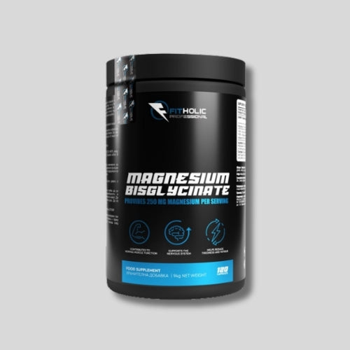 Fitholic Professional Magnesium Bisglycinate| Highly Absorbable Magnesium 120 caps - GetMorePower.bg