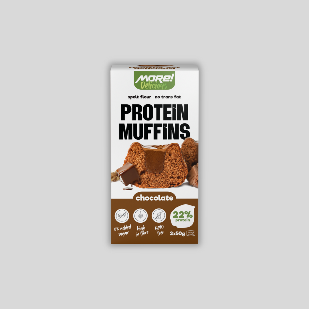 MORE Delicious  PROTEIN MUFFIN Chocolate  - 100 g - GetMorePower.bg