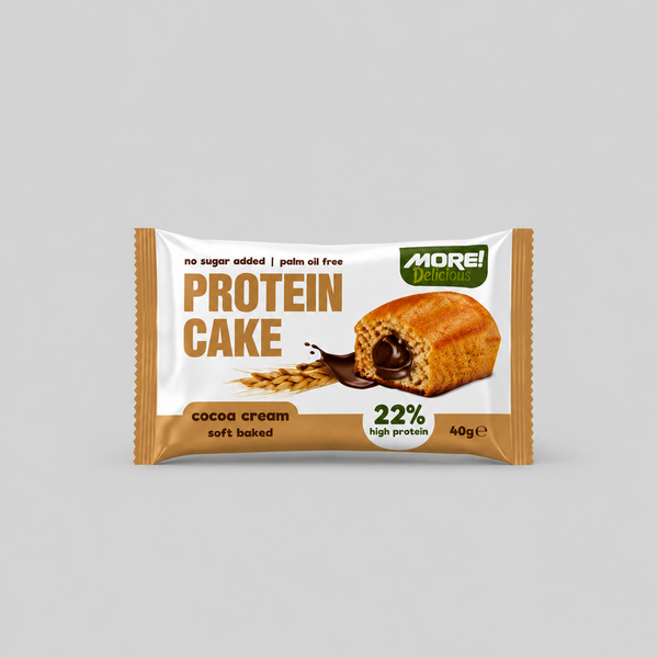 Протеинов кейк какао 40 г - MORE Delicious Protein Cake
