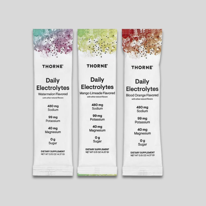 Thorne Daily Electrolytes - 30 Stick Packs - GetMorePower.bg