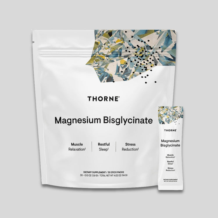 Thorne Magnesium Bisglycinate/ Магнезий (бисглицинат) 200 mg x 30 сашета - GetMorePower.bg