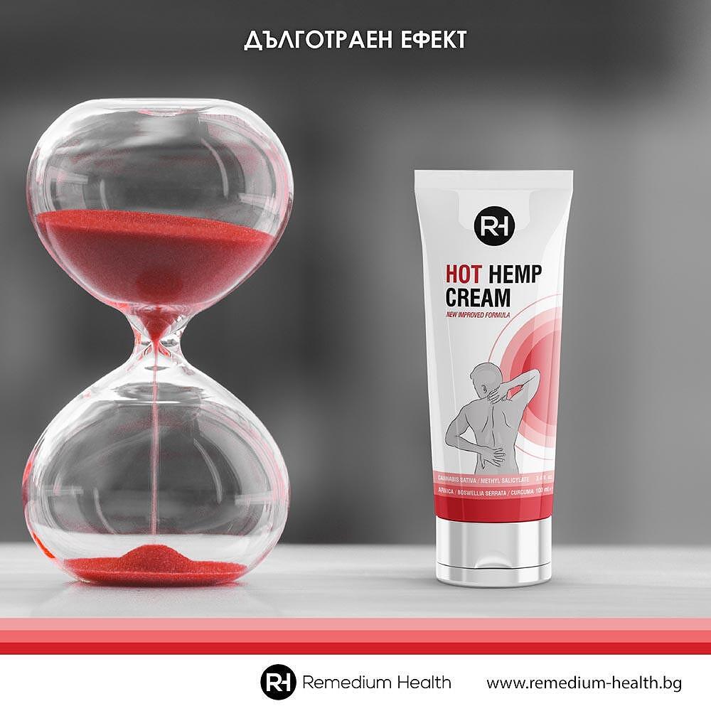 REMEDIUM HEALTH Hot Hemp Cream - 100 ml.